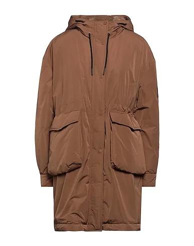Light brown Techno fabric Full-length jacket