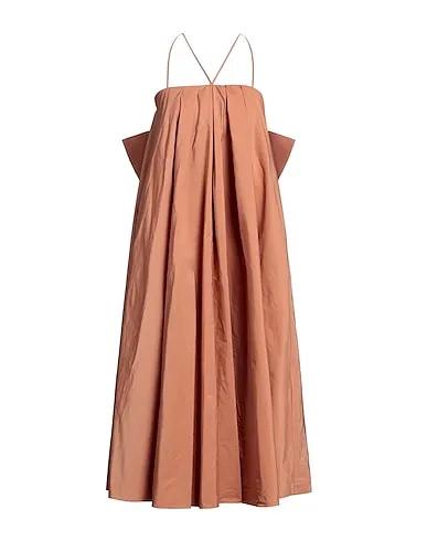 Light brown Techno fabric Midi dress