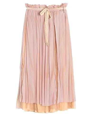 Light brown Tulle Midi skirt