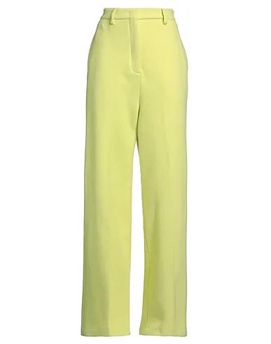 Light green Boiled wool Casual pants