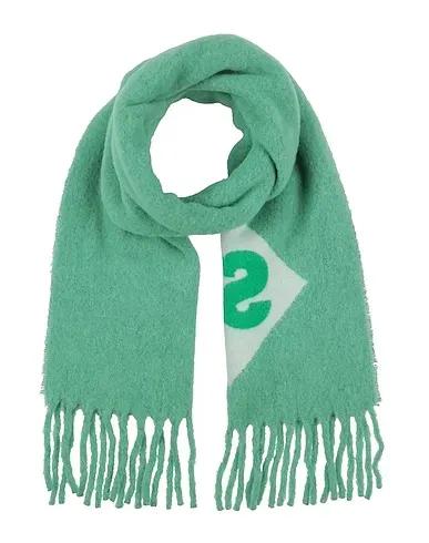 Light green Boiled wool Scarves and foulards