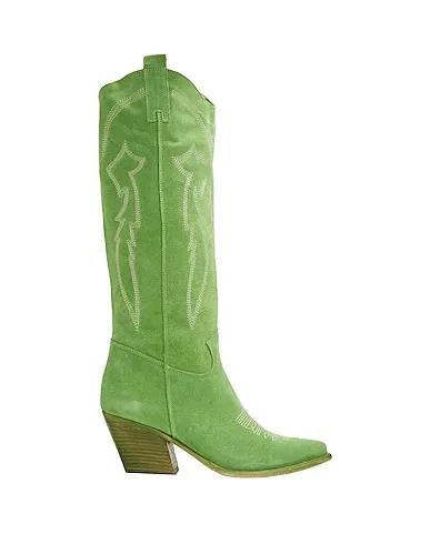 Light green Boots SPLIT LEATHER WESTERN BOOT