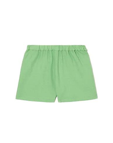Light green Bouclé Shorts & Bermuda