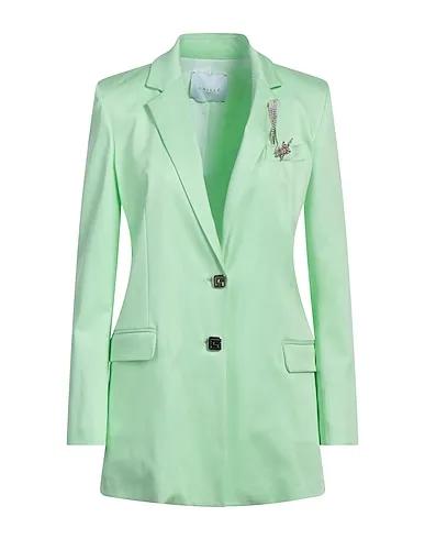 Light green Cotton twill Blazer