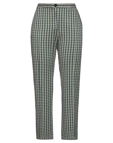 Light green Flannel Casual pants