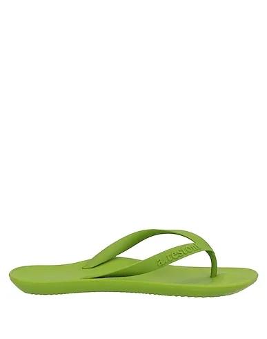 Light green Flip flops