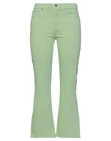 Light green Gabardine Casual pants