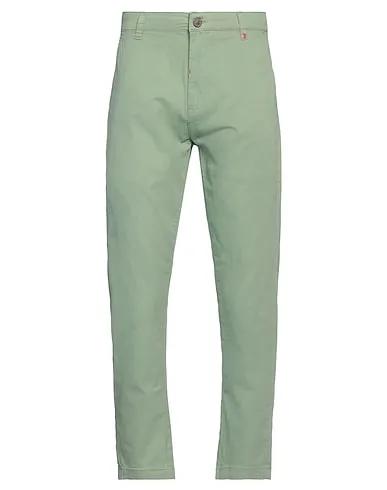 Light green Gabardine Casual pants