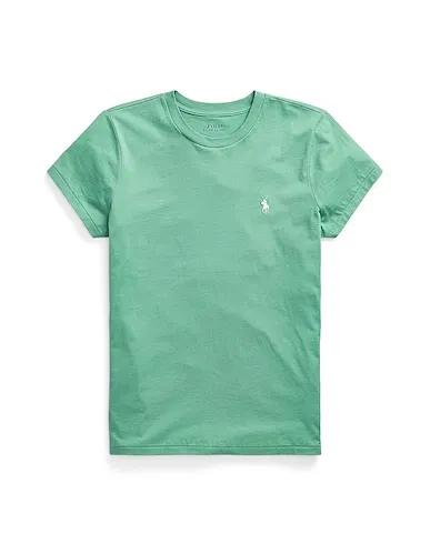 Light green Jersey Basic T-shirt COTTON CREWNECK TEE
