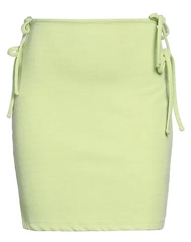Light green Jersey Mini skirt