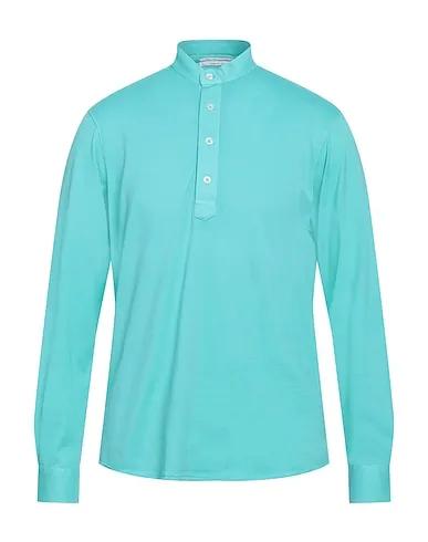 Light green Jersey Solid color shirt