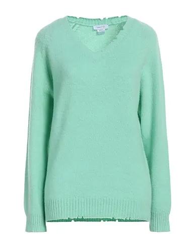 Light green Knitted Cashmere blend