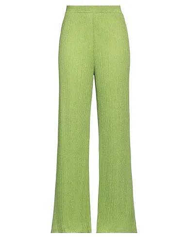 Light green Knitted Casual pants