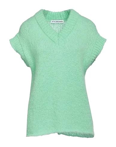 Light green Knitted Sleeveless sweater
