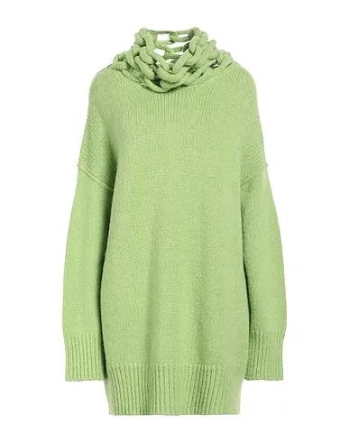 Light green Knitted Turtleneck