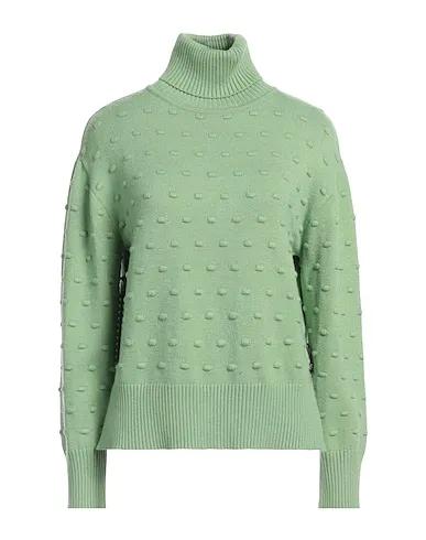 Light green Knitted Turtleneck