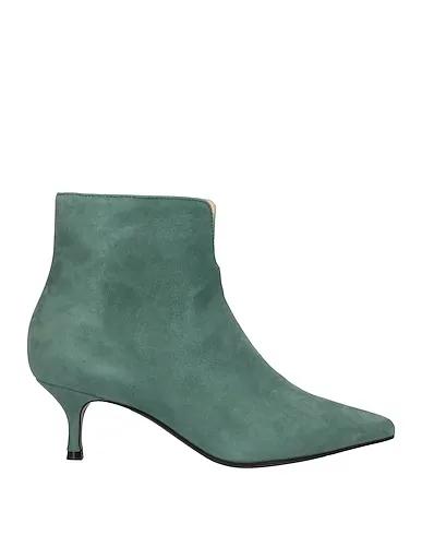 Light green Leather Ankle boot