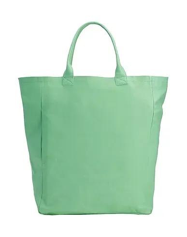 Light green Leather Handbag LEATHER MAXI TOTE
