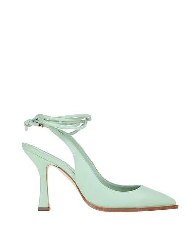 Light green Leather Pump