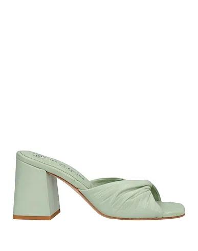 Light green Leather Sandals