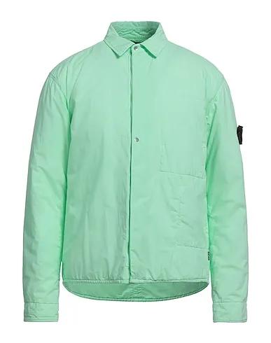 Light green Plain weave Shell  jacket