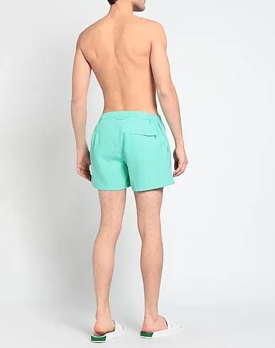 Light green Plain weave Swim shorts
