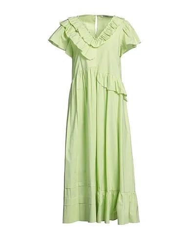 Light green Poplin Long dress