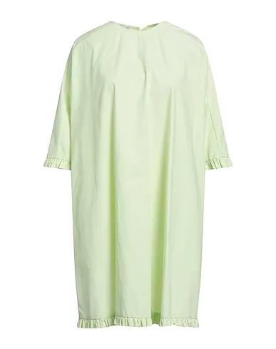 Light green Poplin Short dress