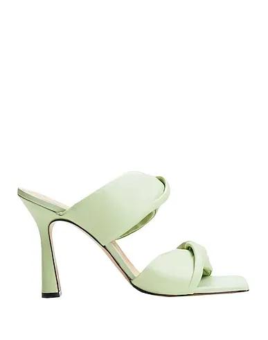 Light green Sandals KNOTTED LEATHER SANDALS
