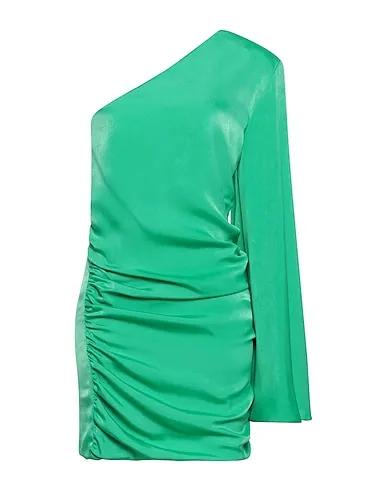 Light green Satin Short dress