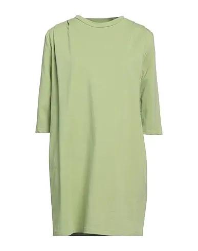 Light green Sweatshirt Short dress