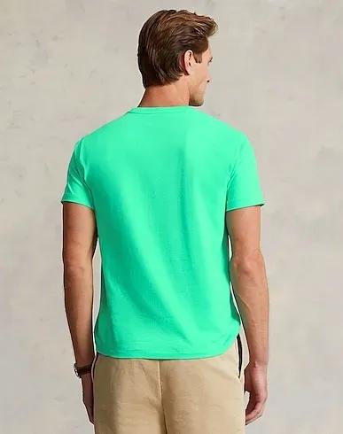 Light green T-shirt CUSTOM SLIM FIT JERSEY CREWNECK T-SHIRT
