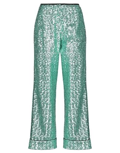 Light green Tulle Casual pants