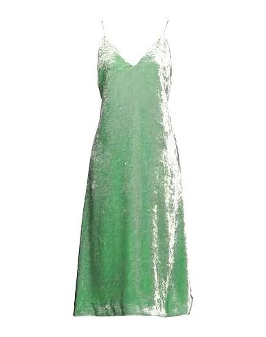 Light green Velvet Elegant dress