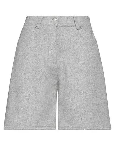 Light grey Boiled wool Shorts & Bermuda
