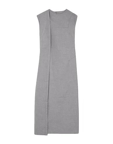 Light grey Cool wool Elegant dress