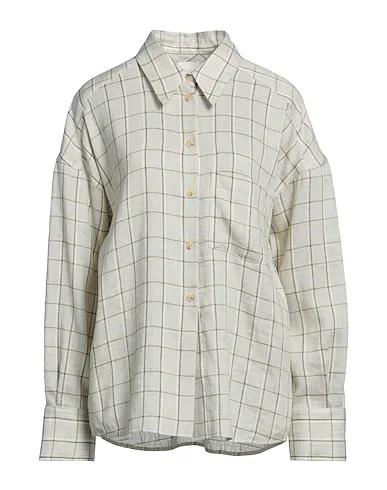 Light grey Cotton twill Linen shirt