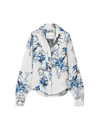 Light grey Crêpe Floral shirts & blouses