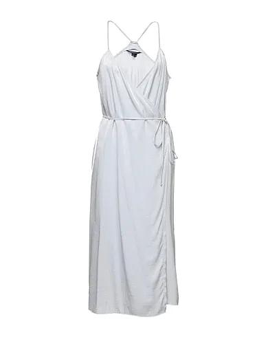 Light grey Crêpe Midi dress