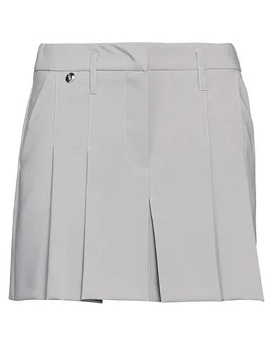 Light grey Crêpe Mini skirt