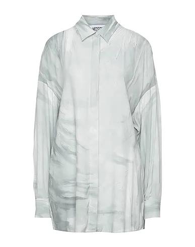 Light grey Crêpe Patterned shirts & blouses