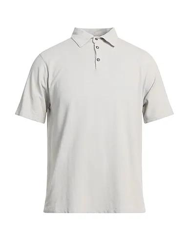 Light grey Crêpe Polo shirt