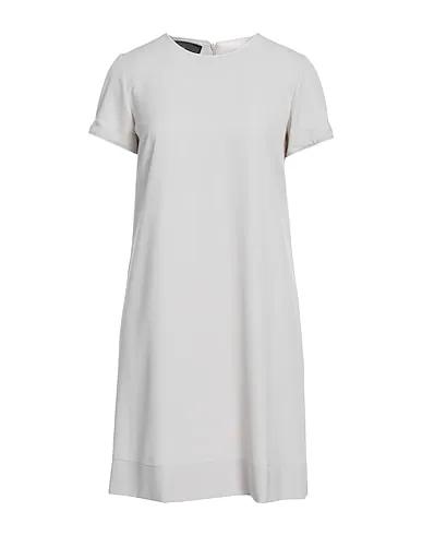 Light grey Crêpe Short dress