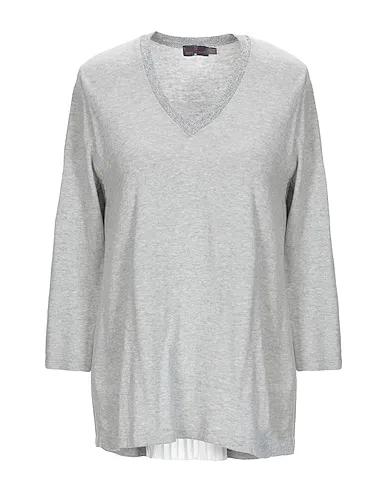 Light grey Crêpe Sweater