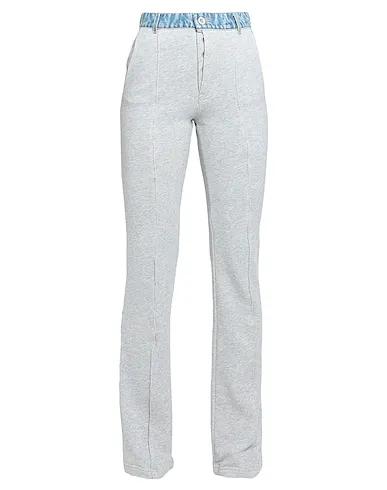 Light grey Denim Casual pants