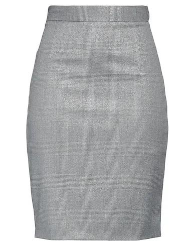 Light grey Flannel Mini skirt