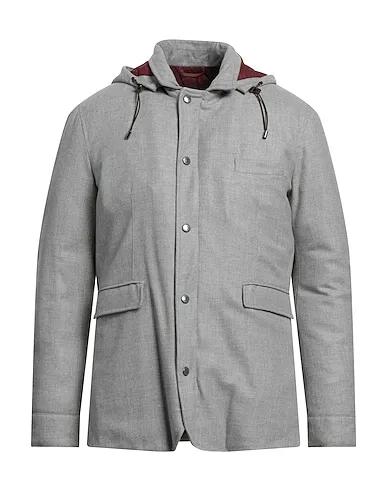 Light grey Flannel Shell  jacket