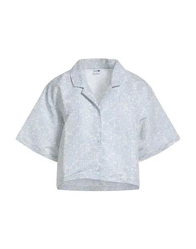 Light grey Floral shirts & blouses Classics Summer Resort AOP Twill SS Shirt
