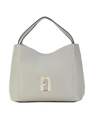 Light grey Handbag FURLA PRIMULA S HOBO - VITELLO ST.DAINO NEW
