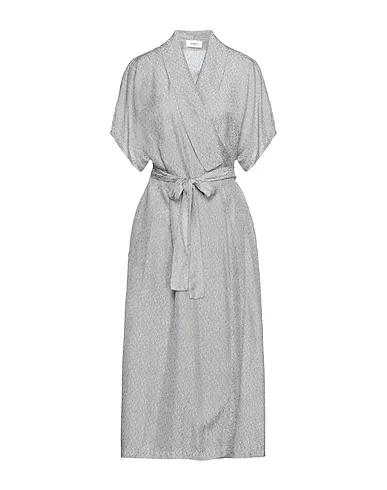 Light grey Jacquard Midi dress